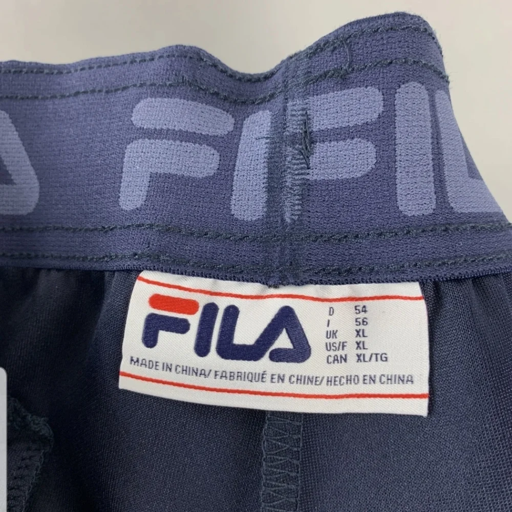 Fila Men's Active Gym Track Pants Sweatpant Blue Navy Peacoat XLarge NWT - Picture 3 of 7